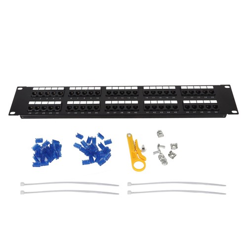 Cat3 50 Ports Network Patch Panel Plug And Play Rj11 Network Patch Panel For GOF - Picture 9 of 12