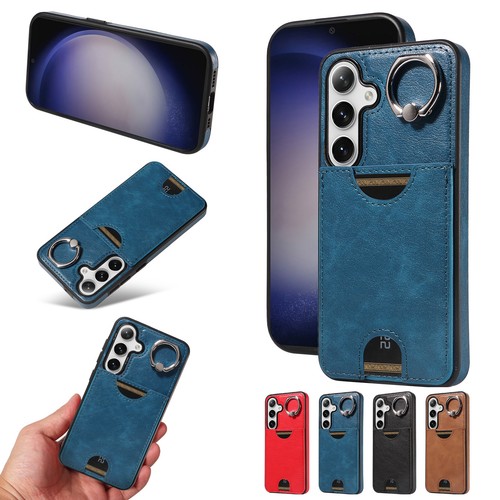 Für Samsung Hülle Lederhülle  Leder Schutzhülle Tasche Handyhülle Cover - Picture 21 of 23