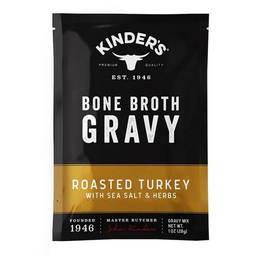 Caldo De Hueso De Salsa Pavo Asado 1 Oz (Caja De 15) Por Kinders