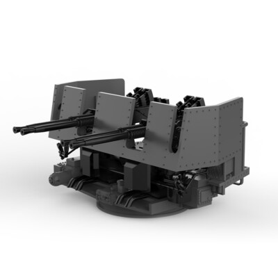 1/200 1/220 1/350 1/700 Model Upgrade Parts Bofors Twin AA Gun 4pcs