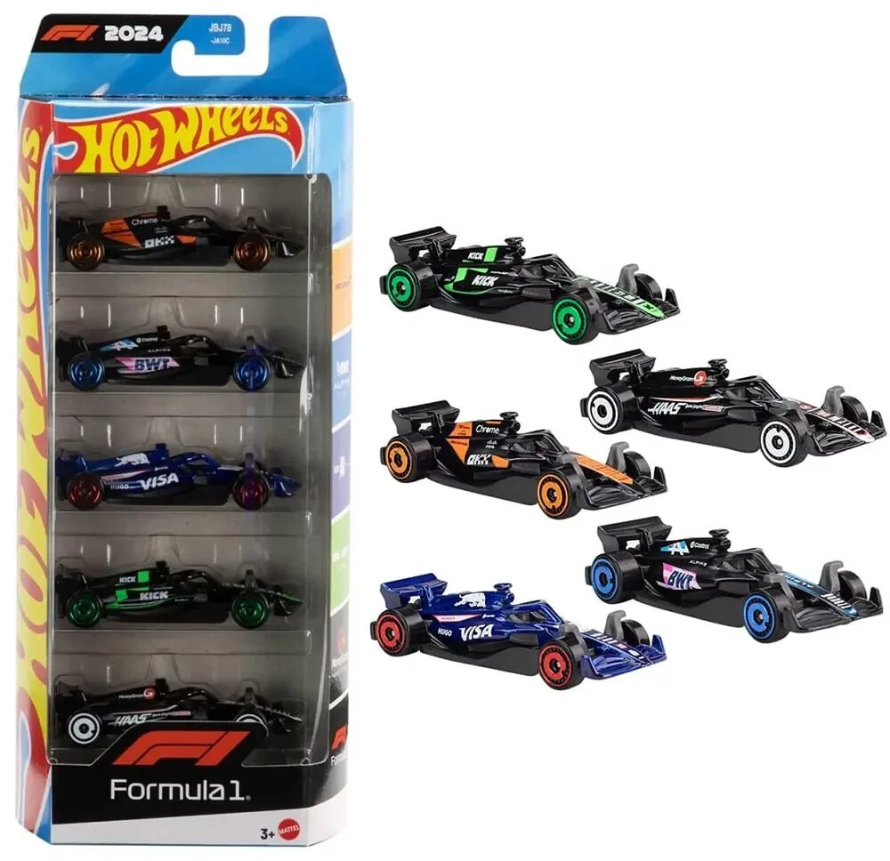Hot Wheels Formula 1 F1 Racing 5 Pack Cars Set 1:64 | eBay