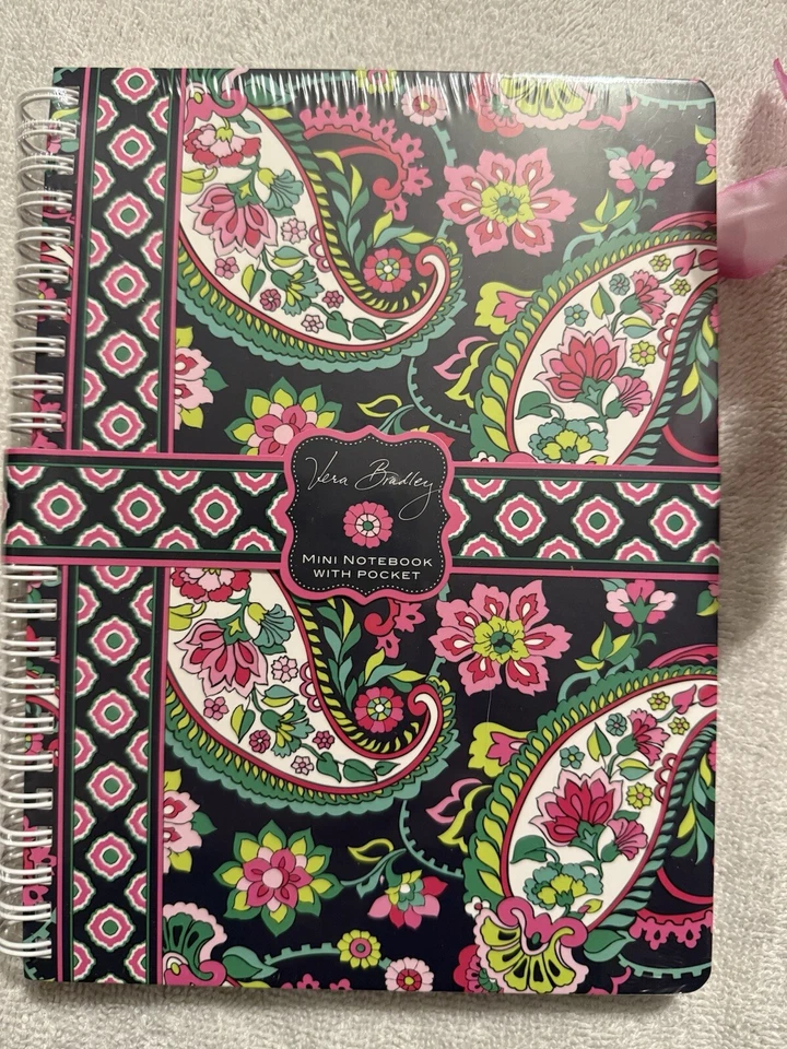 Mini cuaderno Vera Bradley Petal Paisley 6” X 8” X 0,5” Nuevo con etiquetas Foto 3 de 4