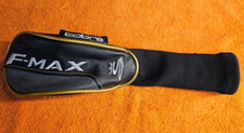 COBRA F-MAX HYBRID HEADCOVER WITH CHANGEABLE NUMBER TAG BLACK - GOLD