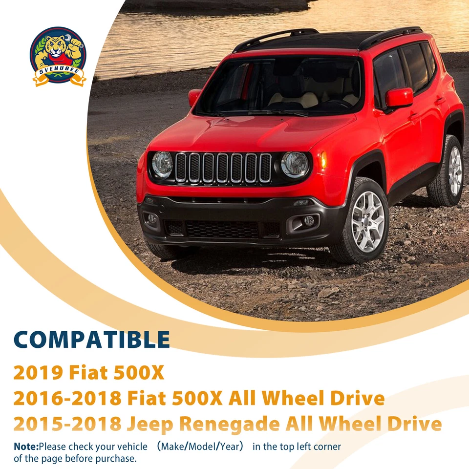 Front Control Arm Ball Joint Kit for 2016-2019 Fiat 500X 2015-2018 Jeep Renegade - Image 3 of 4