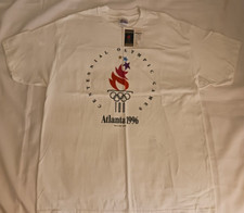 Atlanta Olympic 1996 Centennial 100 T-Shirt  XL wCentennial Olympic Games Logo