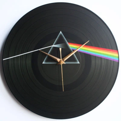 THE RECORD'S TICKING Pink Floyd - The Dark Side of the Moon (1973) - 12" Vinyl Record Clock