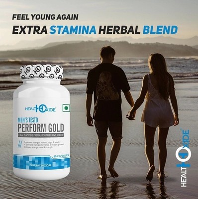 Men's Testo Perform Gold (60 Capsules) Stay Positive for Long Time on Bed
