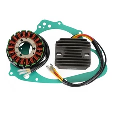 Magneto Coil Stator+Voltage Regulator Gasket Assy For Suzuki GS 450 LSE GSX 400,
