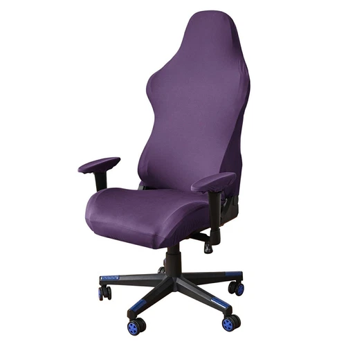 Funda de asiento para sillón de computadora Cubierta de silla para juegos de oficina Sillas de computadora Funda antideslizante - Imagen 44 de 47