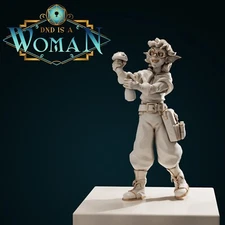 Goblin Alchemist - Viax | Dungeons and Dragons Miniature DnD is a Woman D&D