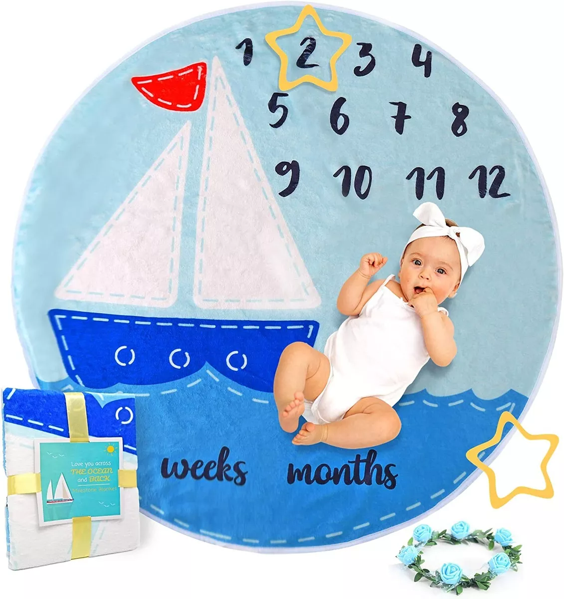 Diy online milestone blanket