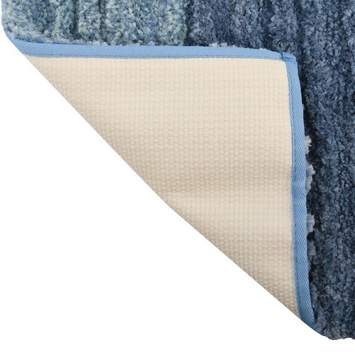 MSV Badematte Badteppich Badvorleger Duschvorleger Badeteppich 50x80 Blau - Bild 2 von 3