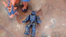 Mega Bloks Dragon's Universe Rapid Fire Fighter Figure & Dragon with Broken Tail