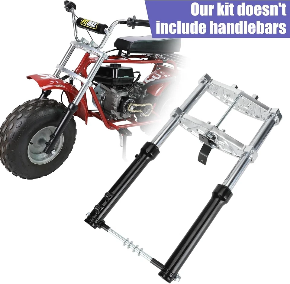 Kit de suspensión de horquilla delantera para mini bicicleta CT200U CT200U-EX BT200X 196cc 200cc Foto 3 de 4