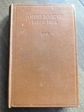 A Little Book of Burns Lore - John D. Ross. 1926.