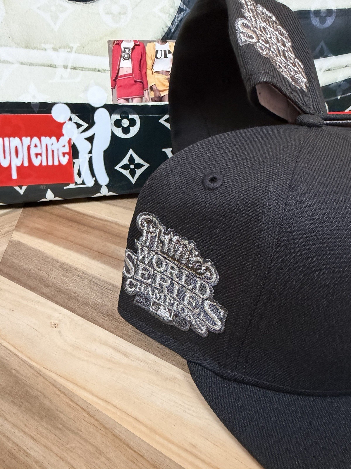 New Era Hat Club Wilder Phillies Reflective Pack Black Cat 4 3m 7 3/8 Sold Out image 4