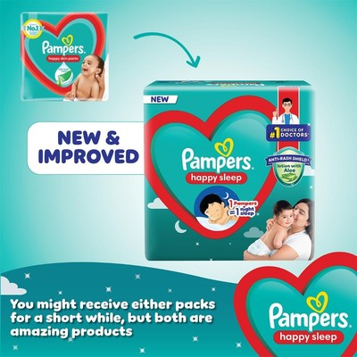Pampers Sleep Pant Diapers S Size 60 Leak Protection Night Comfort Baby