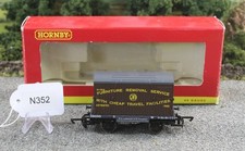 Hornby OO 1:76 R.6131 G.W.R. Conflat With Container Very Good FNQHobbys N352