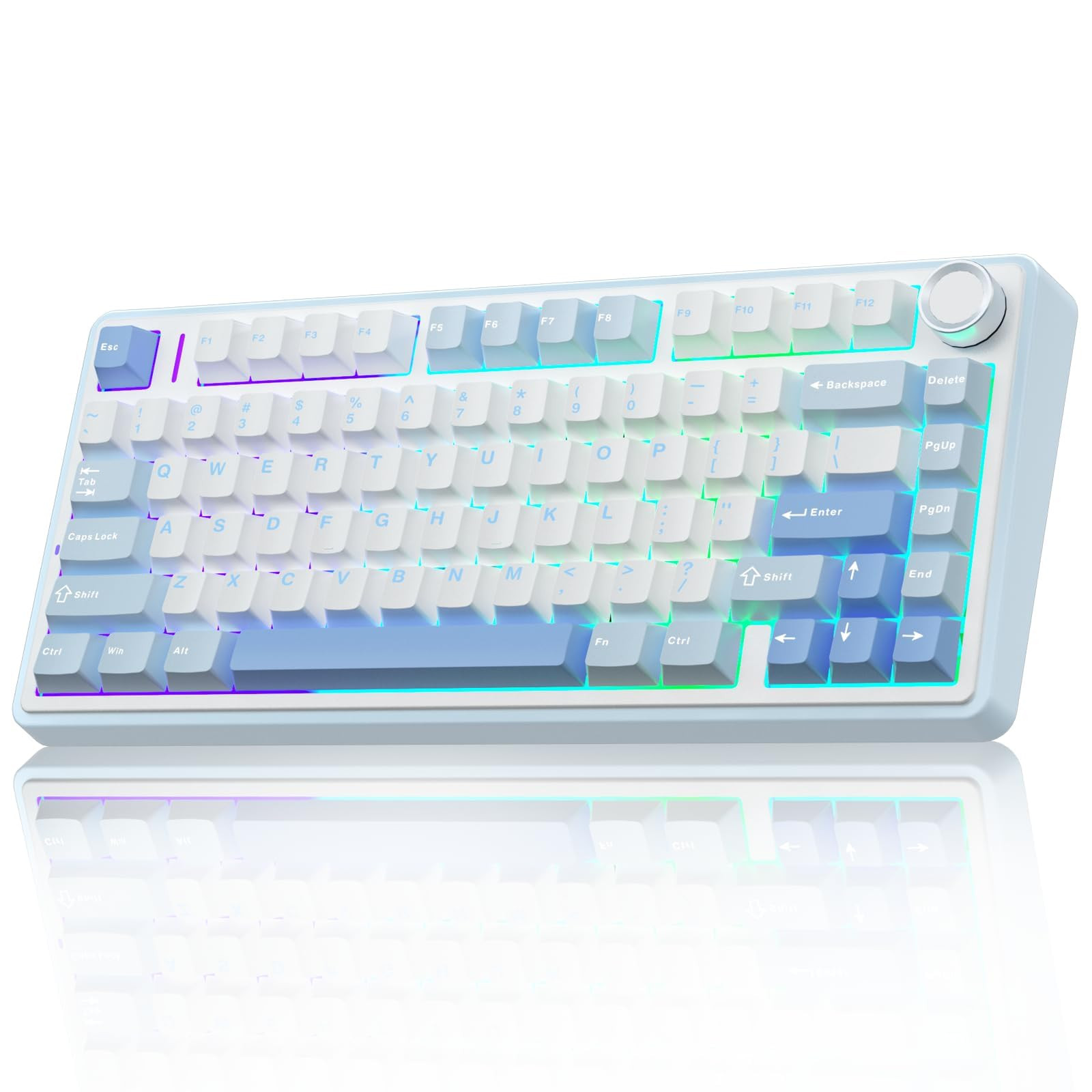 F75 75% Wireless Mechanical Keyboard with Gasket Hot Swappable Custom Design and Premium Build