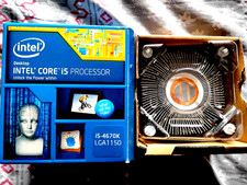 FAN ONLY-INTEL CORE I5 PROCESSOR FAN i5-4670K LGA1150 PLEASE NOTE-in box LikeNew