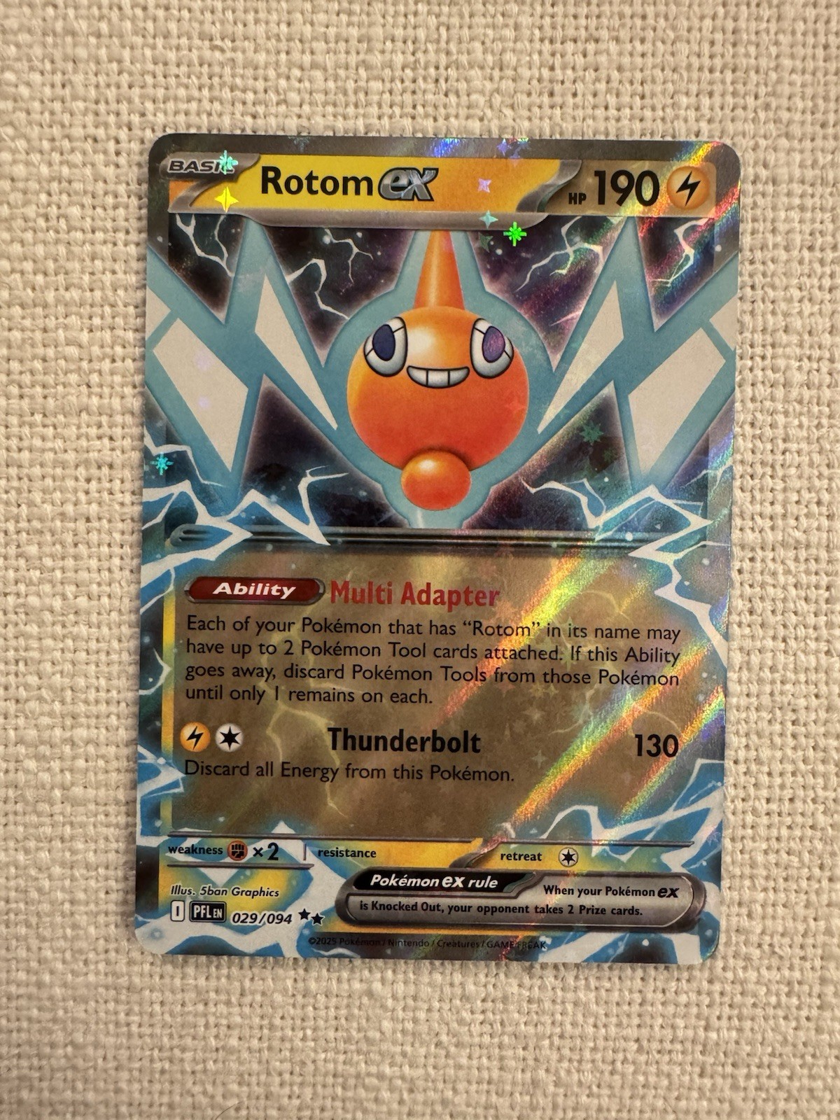 Rotom EX 29/094 Phantasmal Flames Pokemon TCG NM