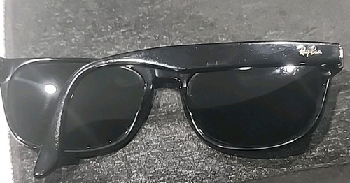Ray Ban RB2184 901/31 Black Oval Gray Sunglasses 57-18 145 READ - Picture 10 of 12