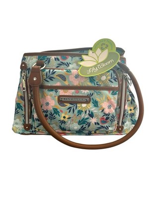 Lily Bloom Fairy Wren Maggie Satchel Eco Friendly NWT MSRP 75 Floral Karma Bloom