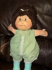 1984 Cabbage Patch Kids Girl Doll Brown Hair Eyes 2 Dimple Xavier Roberts