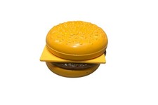 Vintage 1987 Burger Play Pretend Food Cheeseburger Burger