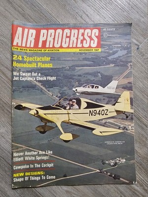 1967 AIR PROGRESS Magazine - 24 Homebuilt Planes - Airplane M451