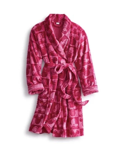 VERA BRADLEY DISNEY MICKEY MOUSE FLEECE ROBE:NWT  BEETROOT PINK  2XL/3XL