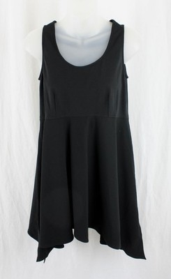 Derek Lam NWT Women's Black Round Neck Sleeveless Mini Dress Size 36 US 0