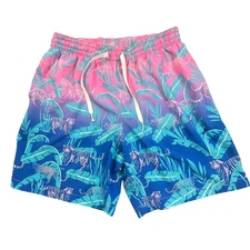 CHUBBIES Men's Medium The Hydrofoils Quick-Dry 7" Swim Trunks