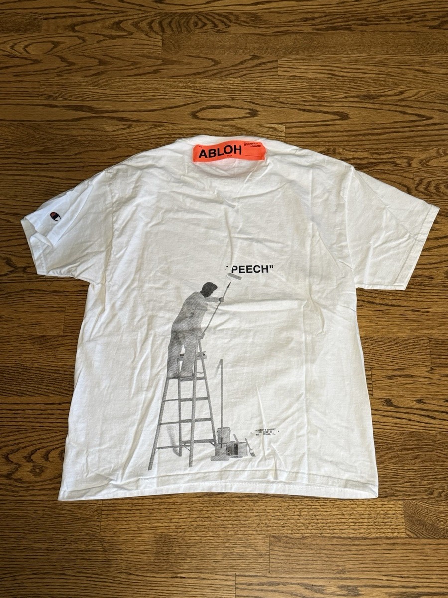 Virgil Abloh x MCA Figures of Speech Off White Champion Tee T
