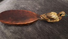 Vintage Duck Handle Clothes or Upholstery Brush Brown
