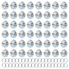 Clear Crystal Ball Prism 30mm K9 Material 48 Pcs - Rainbow Sun Catcher for Feng