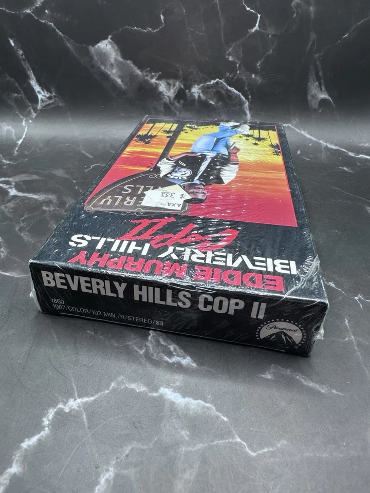 Beverly Hills Cop II 2 (VHS, 1987) Eddie Murphy Rare Brand New Sealed Watermarks - Image 3 of 4