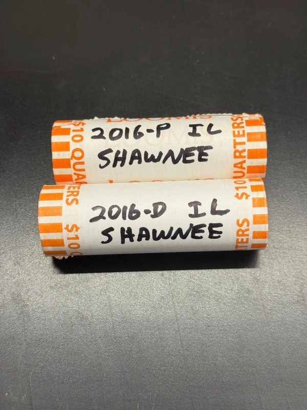 2016 P/D Shawnee NP Quarter rolls, PLEASE READ!