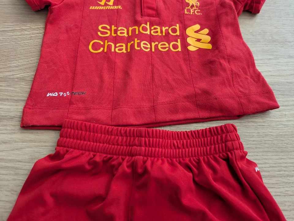 2012/2013 Liverpool FC Home Football Kit Age 3-6 Months Infants Warrior YNWA - Image 4 of 4
