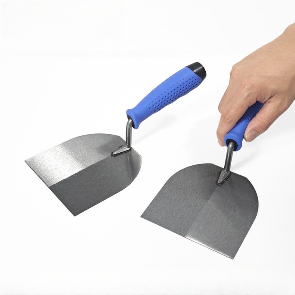 Stainless Steel Trowel with Dual Color Non Slip Handle for Tile and Brick Work