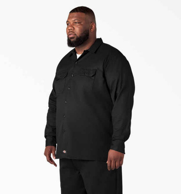 Dickies Mens Long Sleeve Twill Work Shirt Workwear - 574 - New