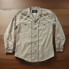 El General Charro Shirt Camisa Western Embroidered Long Sleeve Men  s Sz Small