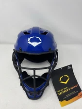 Evoshield PRO-SRZ Baseball Catcher's Helmet Solid Royal Blue S/M