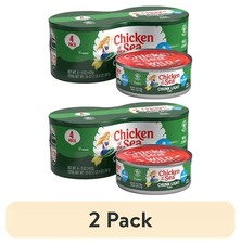  2 pack Chicken of the Sea Chunk Light Tuna in Water, 5 oz, 4 Cans 2 pack Chic