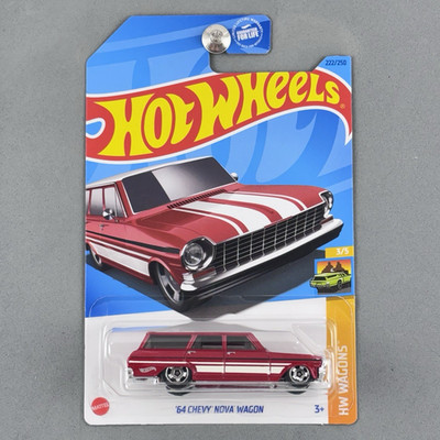 2023 Hot Wheels '64 Chevy Nova Wagon Red HW Wagons 3/5 222/250