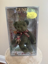 Gund 100th Anniversary Christmas Teddy Bear Collectible 1998 with Ornament