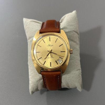 Allegro Electronic Zenith 500 Movement Men s Vintage Watch 34mm