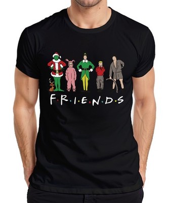 Friends Weihnachtsfilme Cartoon - Weihnachten Christmas Xmas Herren T-Shirt