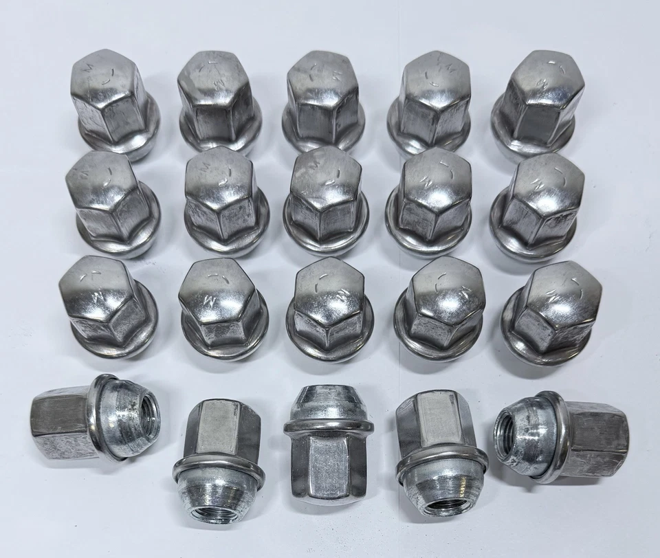 20) JEEP WRANGLER FÁBRICA OEM 2011-2025 TUERCAS DE RUEDA DE ACERO INOXIDABLE 6509422AA Foto 2 de 4