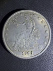 1791 Trade Dollar S Mint Mark Great Condition